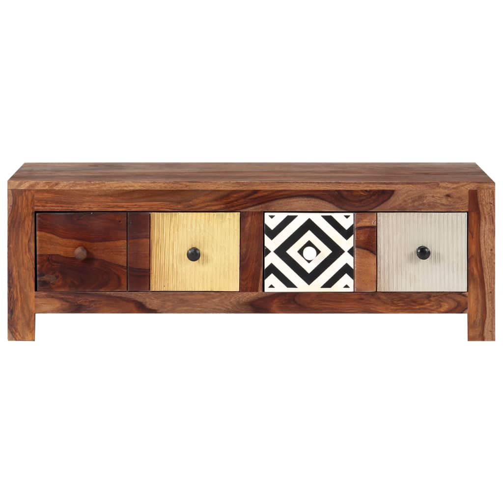 Mesa de centro 90x50x30 cm madeira de acácia maciça