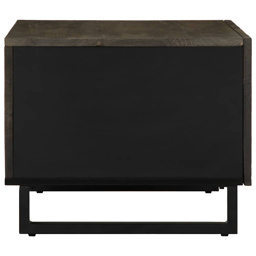 Mesa de centro 80x50x40 cm madeira de mangueira maciça preto