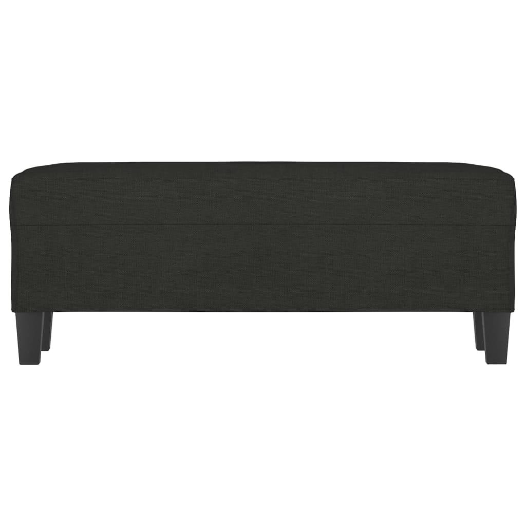 Banco 100x35x41 cm tecido preto