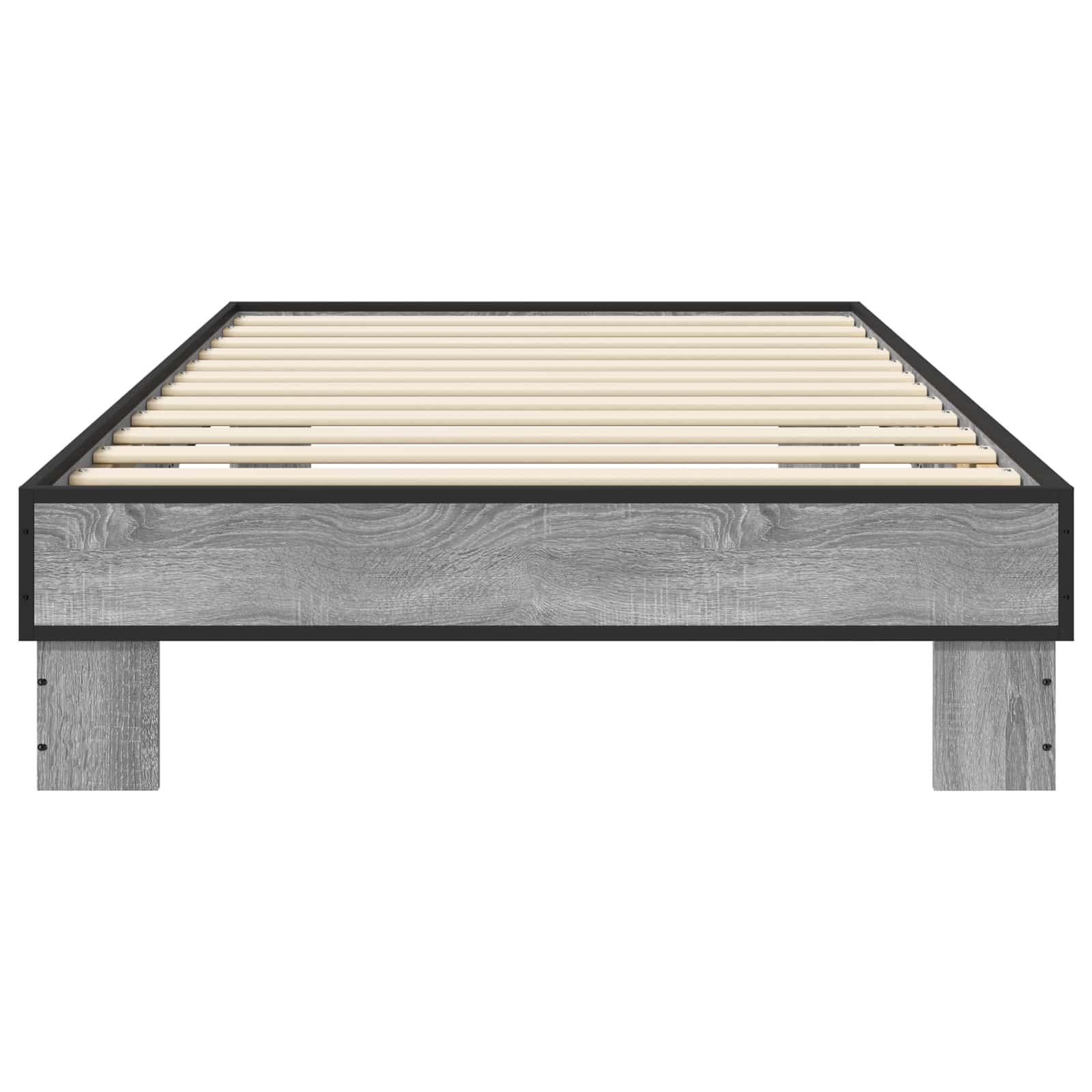 Estrutura da cama sonoma cinzento 80 x 200 cm