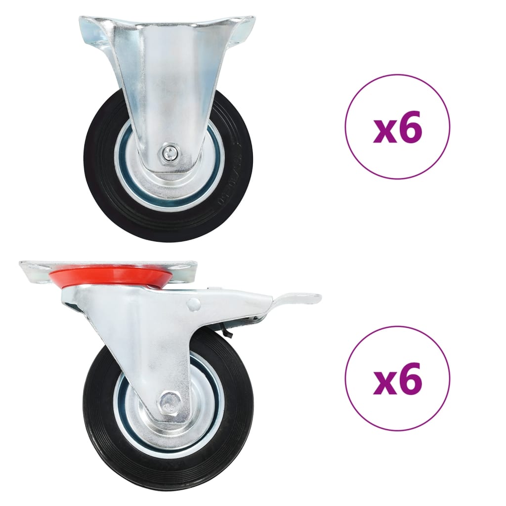 12 Pcs rodas 100 mm