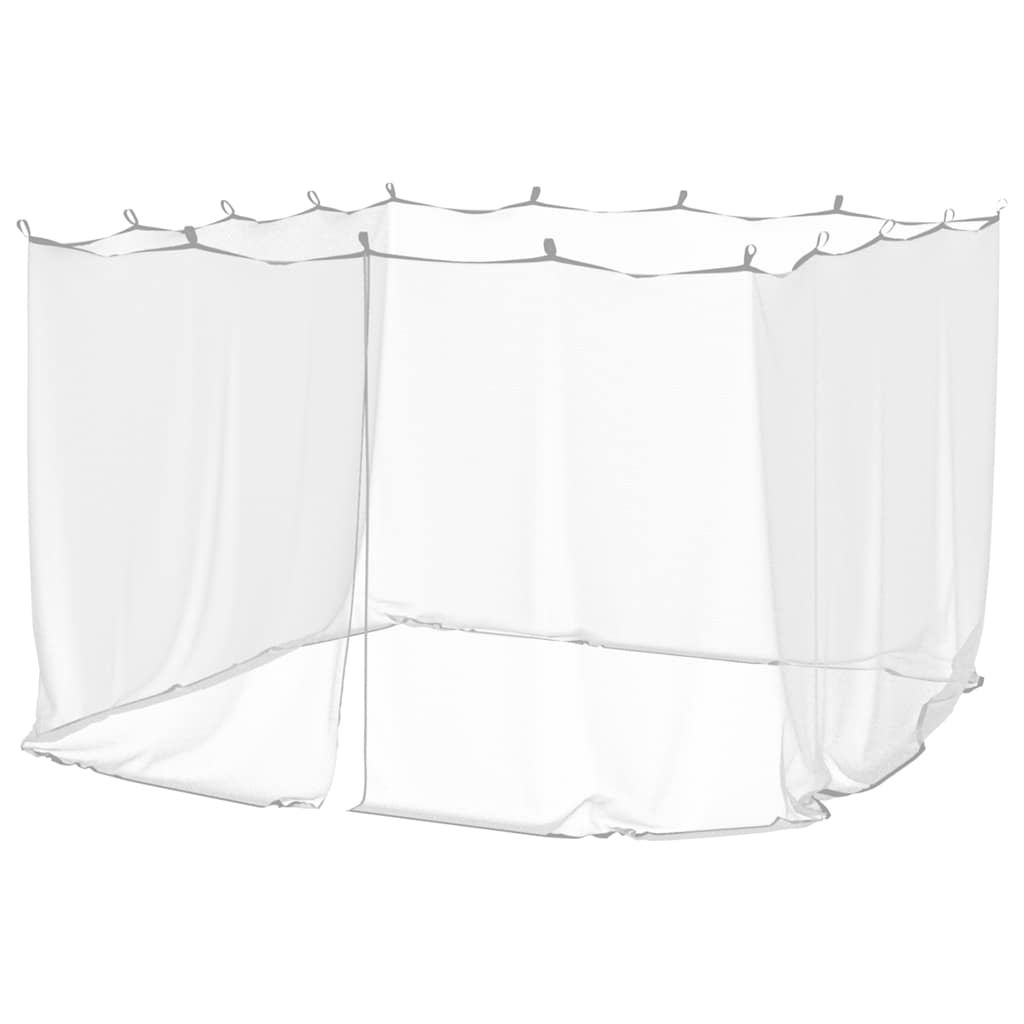 Mosquiteiro para exterior malha 220 branco 300x300x200 cm