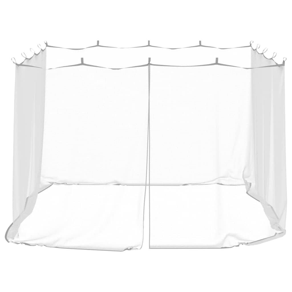 Mosquiteiro para exterior malha 220 branco 300x300x200 cm