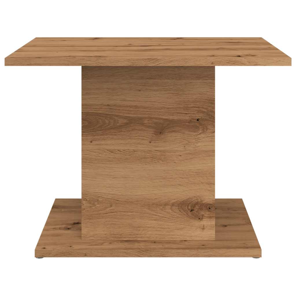 Mesa centro 55,5x55,5x40cm derivados madeira carvalho artisiano