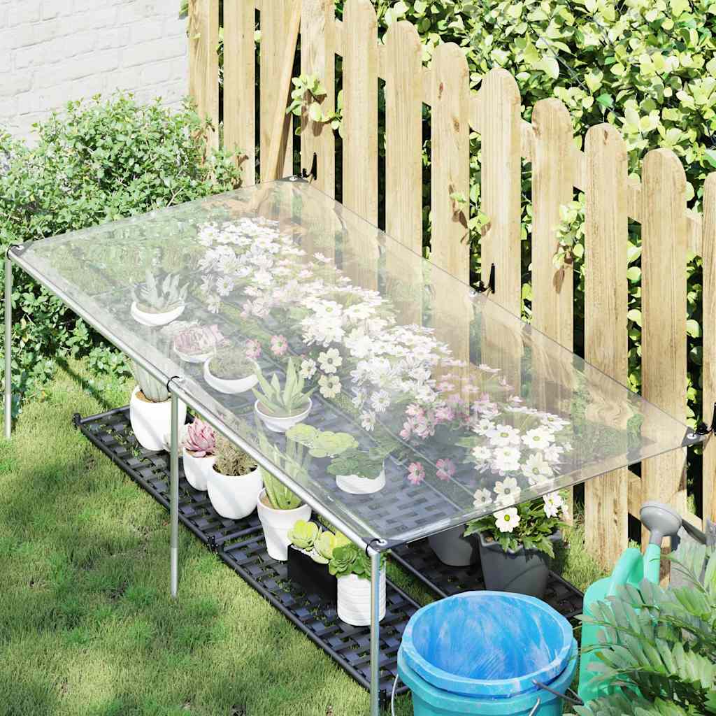 Encerado transparente com ilhós 1x2 m polietileno