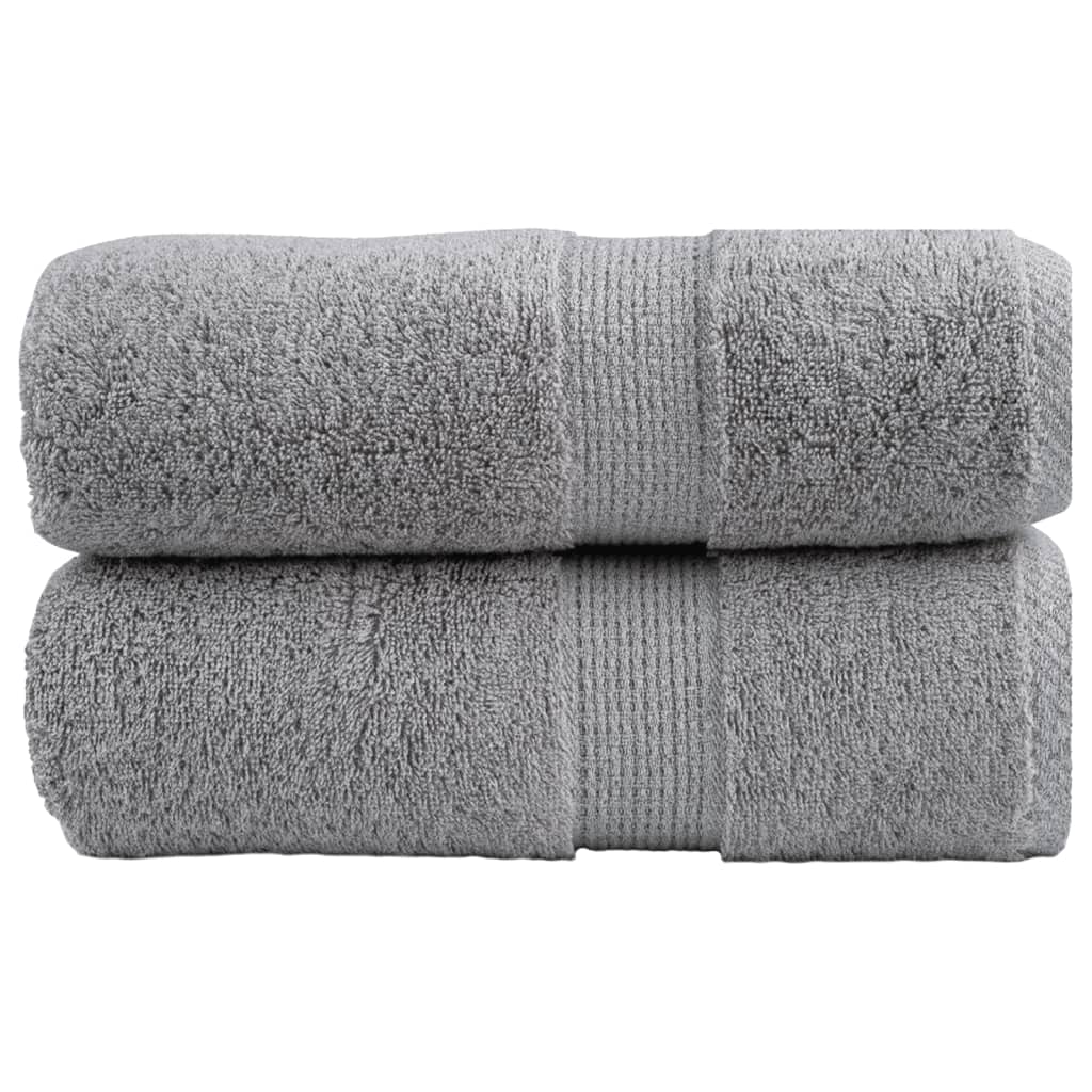 Toalhas de bidé premium solund 2 pcs 30x50 cm 600 gsm cinzento