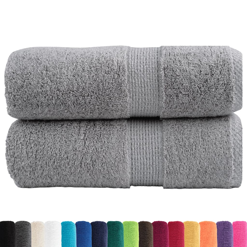 Toalhas de bidé premium solund 2 pcs 30x50 cm 600 gsm cinzento