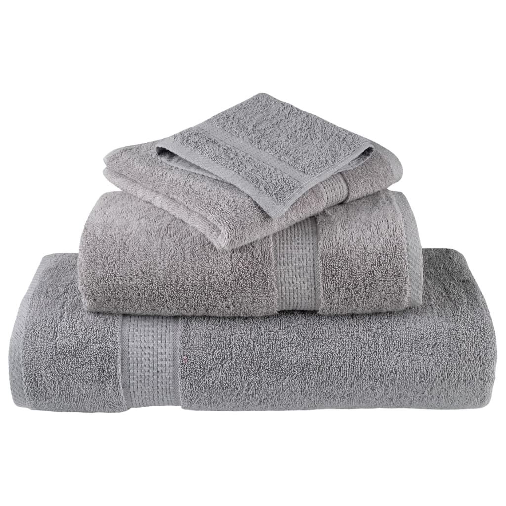 Toalhas de bidé premium solund 2 pcs 30x50 cm 600 gsm cinzento