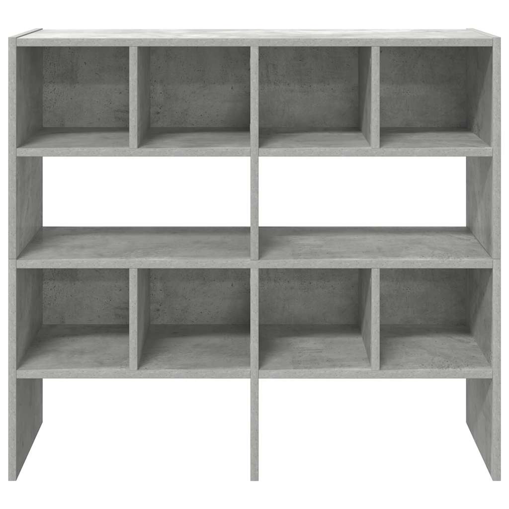 Sapateiras 2 pcs empilháveis 89,5x30x40 cm cinzento cimento