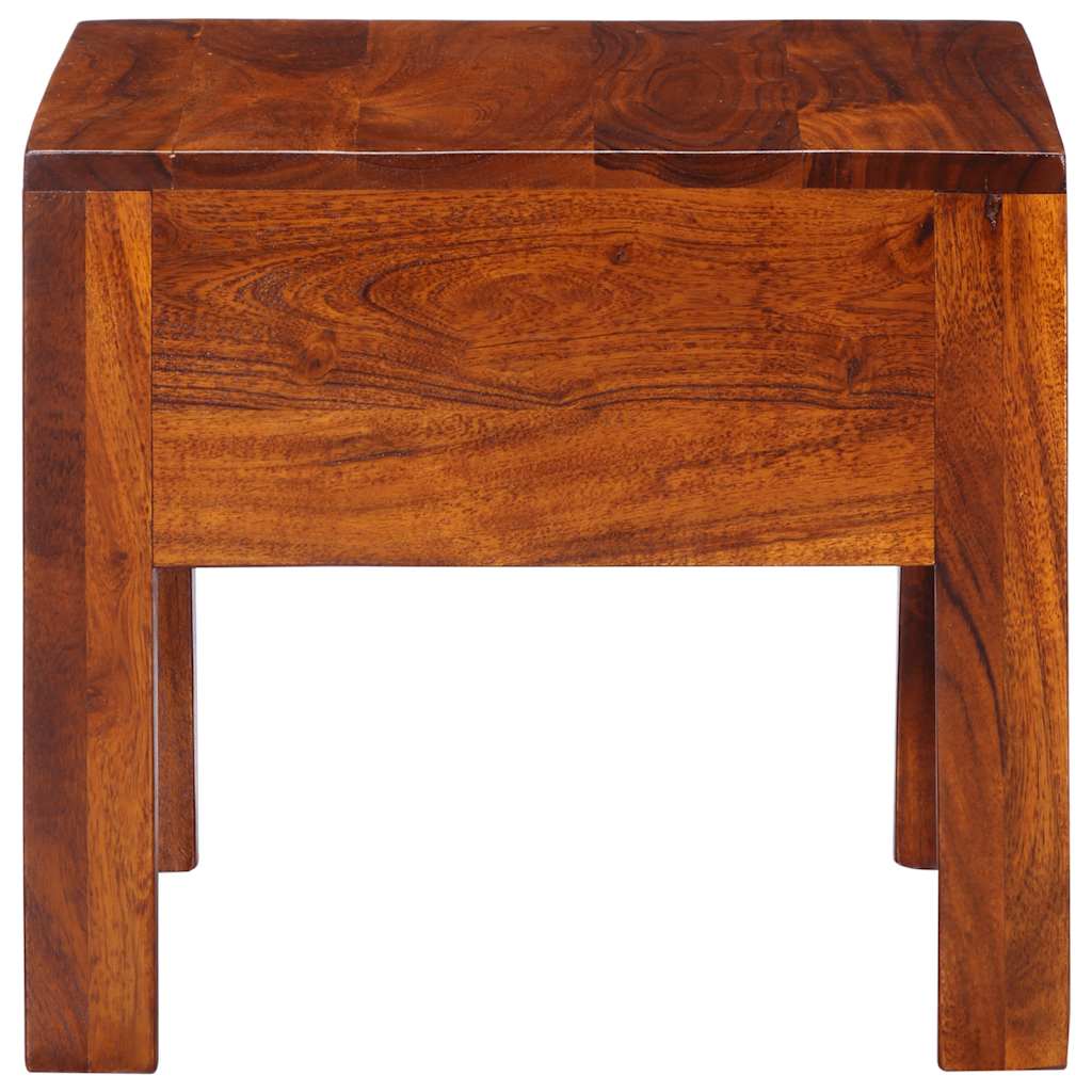 Mesa de cabeceira 40x40x36 cm madeira de acácia maciça