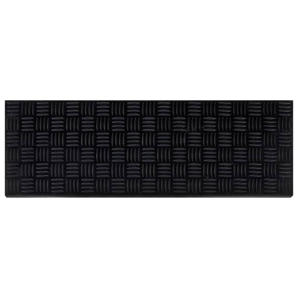 Tapetes para degraus de escada 10 pcs 25x75 cm borracha