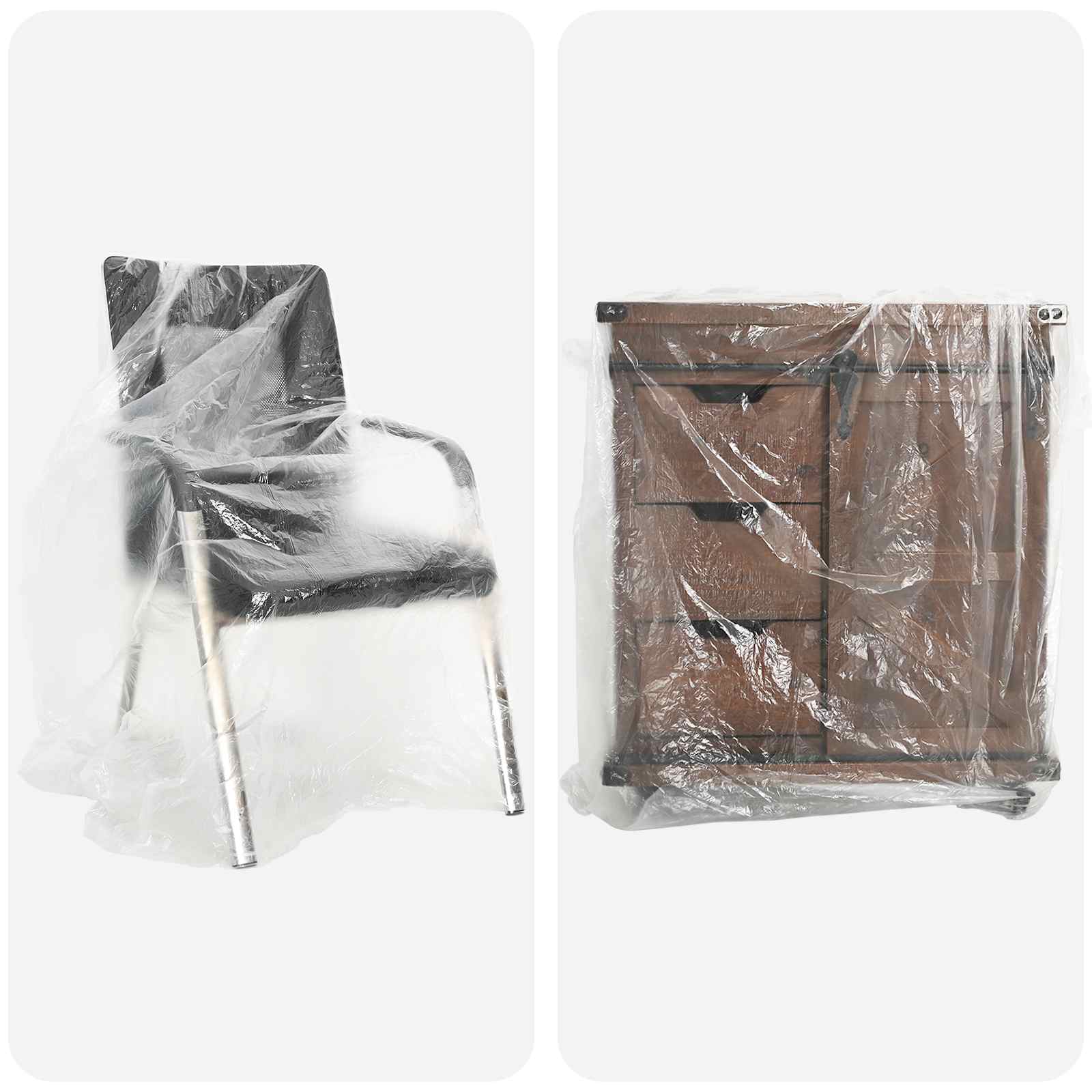 Folha de poeira 12 unid. transparente 400 x 500 cm HDPE