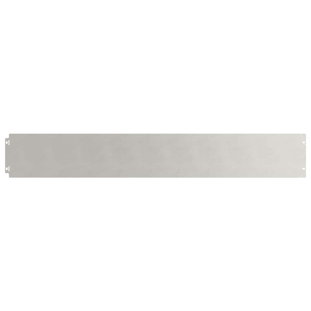 Orlas de relva 10 pcs 15x103 cm aço inoxidável