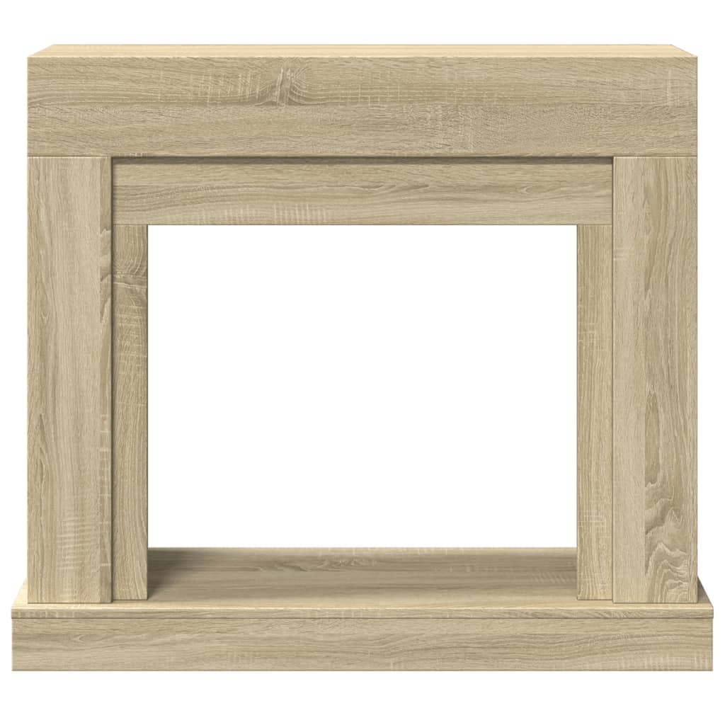 Cornija lareira 100x30x87,5cm derivados madeira carvalho sonoma