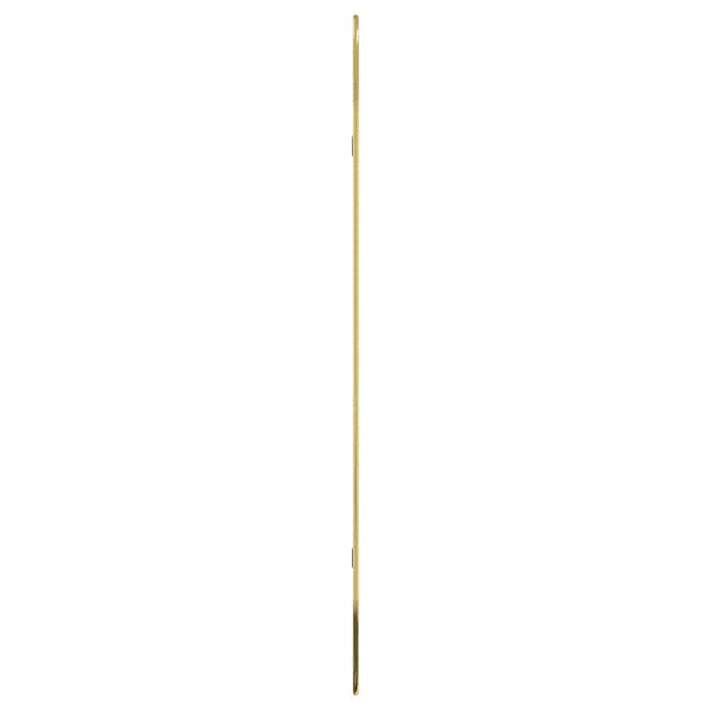 Espelho de parede 100x45 cm oval dourado