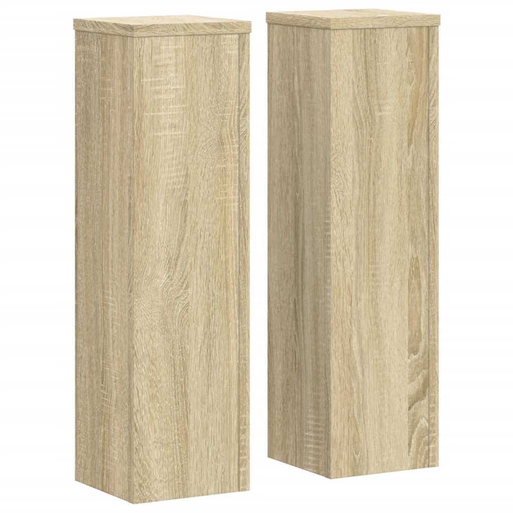 Suportes p/ plantas 2 pcs 17x17x60 cm derivados madeira