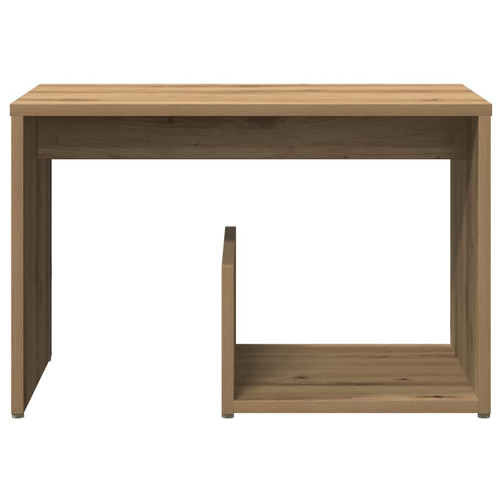 Mesa de apoio 59x36x38 cm derivados madeira carvalho artisiano