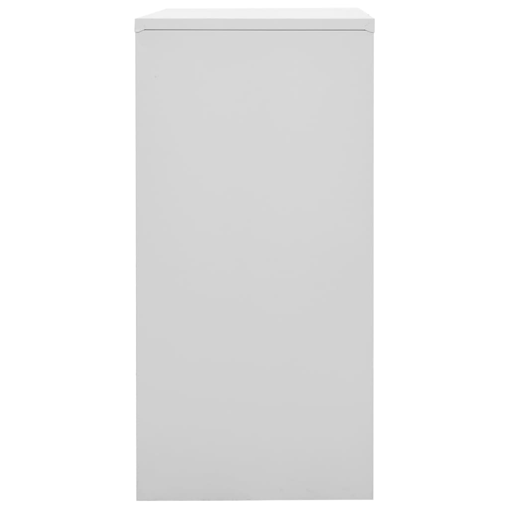 Cacifos 2 pcs 90x45x92,5 cm aço cinzento-claro e verde