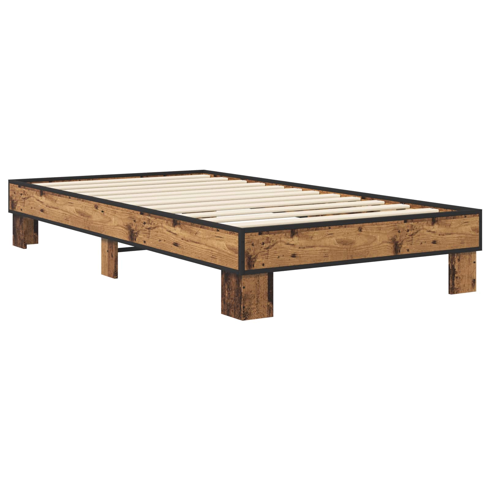 Estrutura da cama madeira antiga 80 x 200 cm