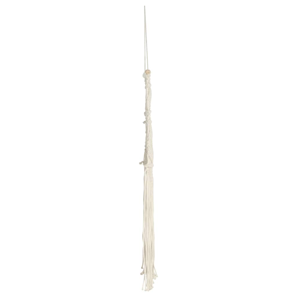 Suporte de parede em macramé 40x80 cm algodão