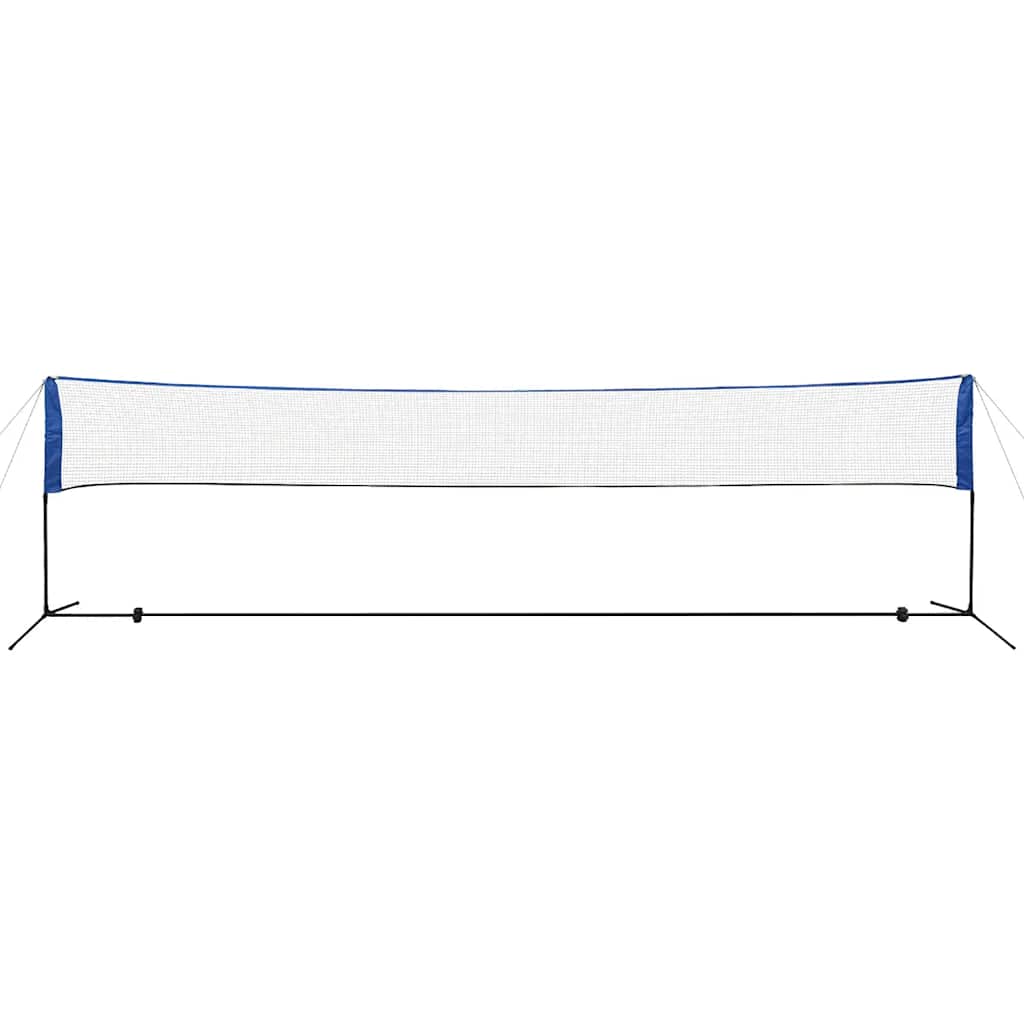 Rede de badminton com volantes 600x155 cm