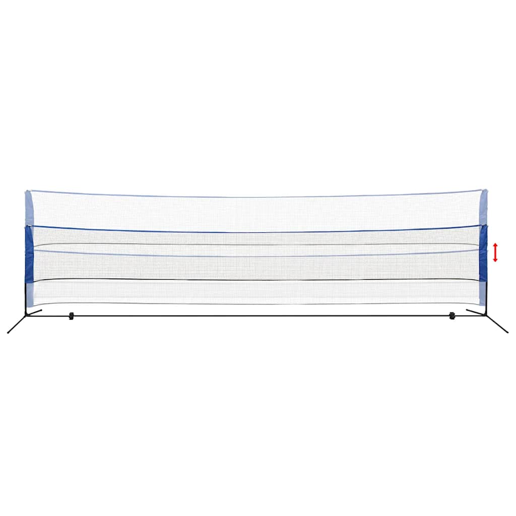 Rede de badminton com volantes 600x155 cm