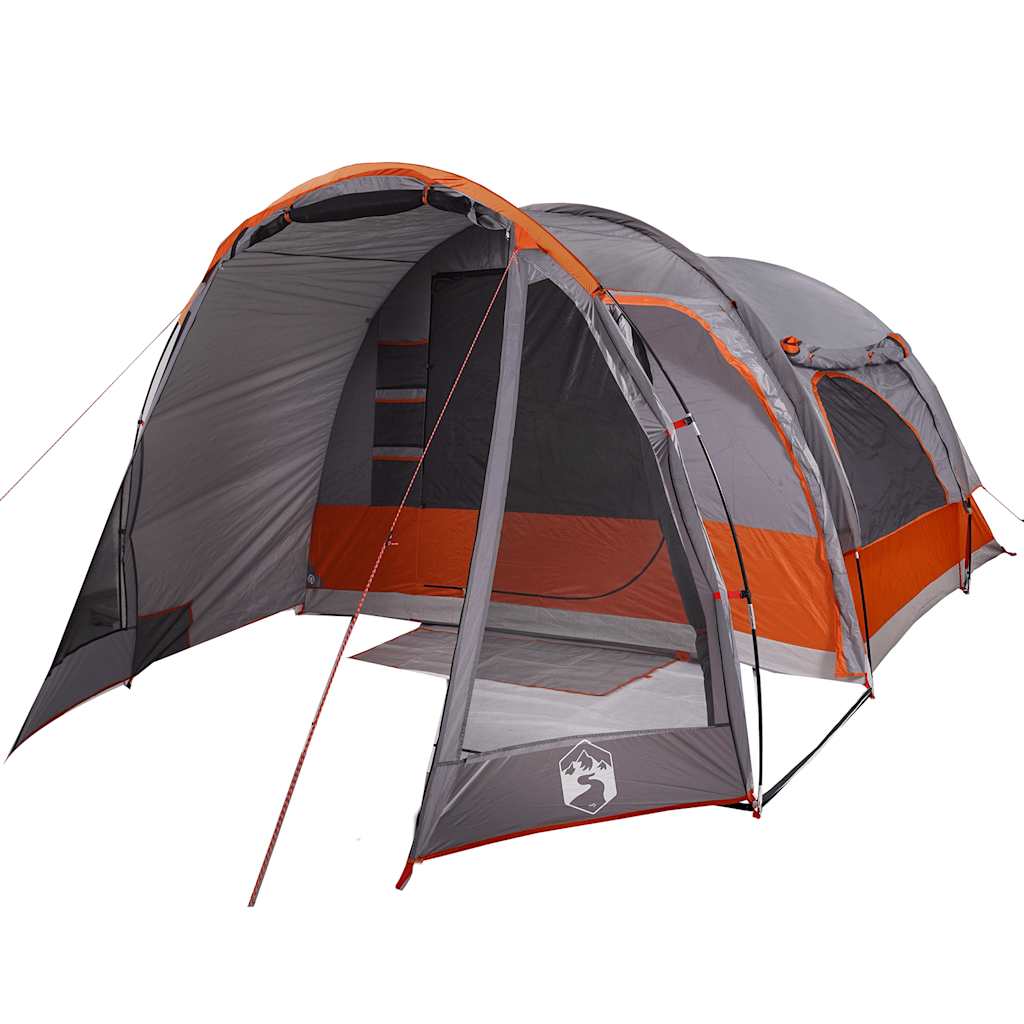 Tenda familiar para 6 pessoas impermeável cinza