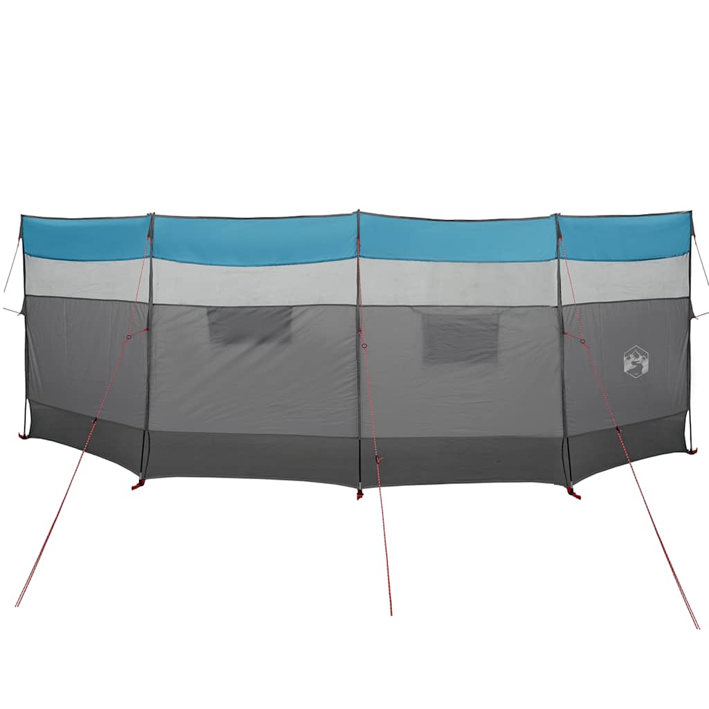 Corta-vento de campismo 510x153 cm impermeável azul