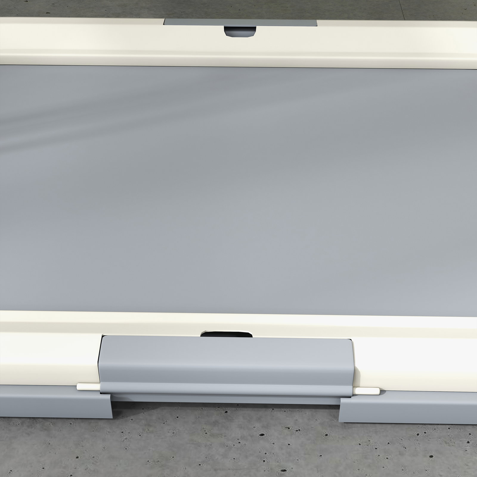 Tabuleiro para resguardos de cães sanita para cães com bandeja para treino em exterior e interior 63x48,5x6 cm cinza