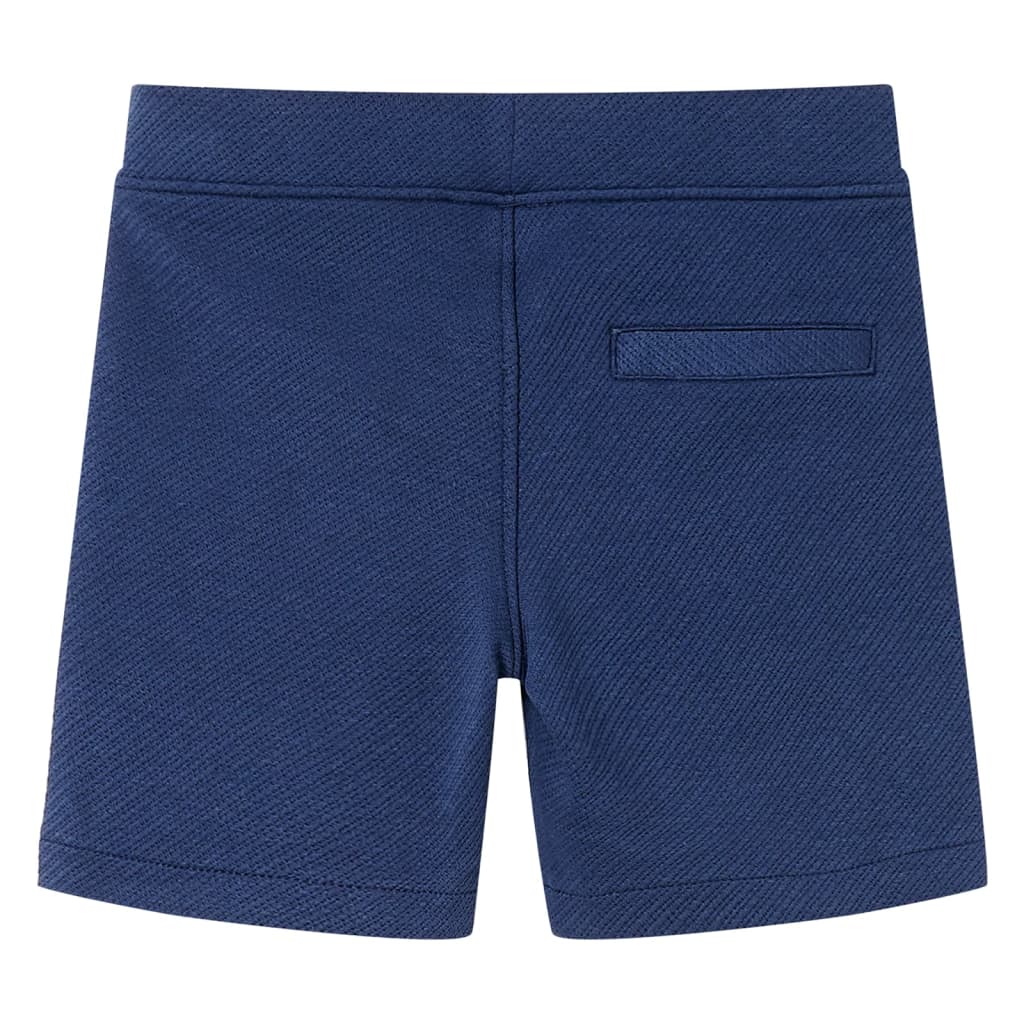 Calções de criança com cordão azul-escuro 116