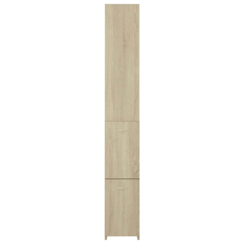 Armário wc 25x26,5x170 cm derivados de madeira carvalho sonoma