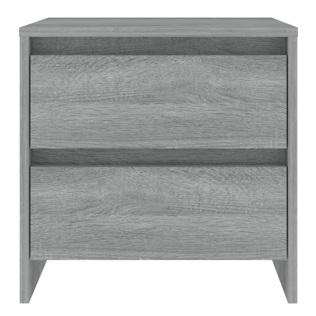 Mesa de cabeceira 45x34,5x44,5 cm aglomerado sonoma cinzento