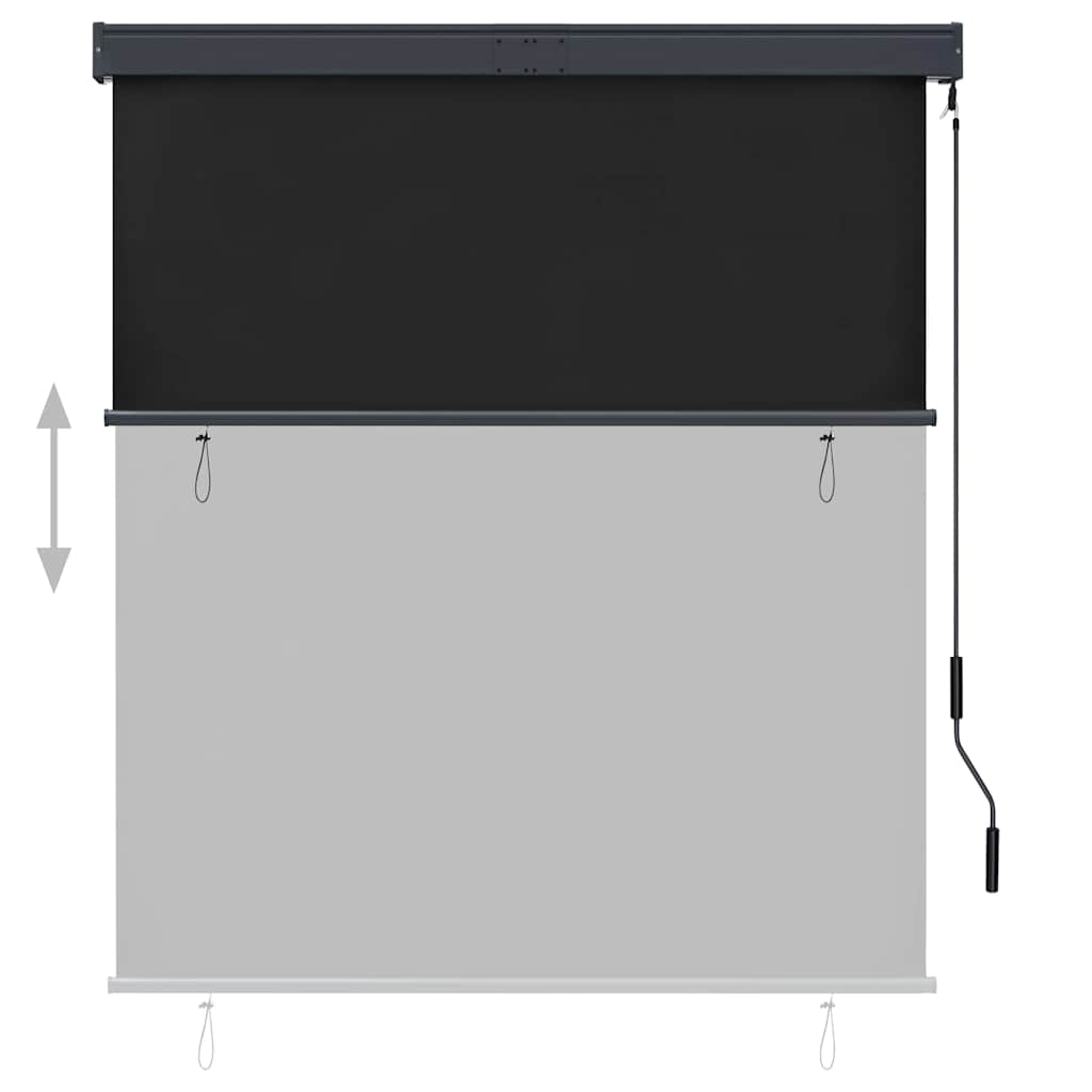Estore de rolo para exterior 140x250 cm antracite
