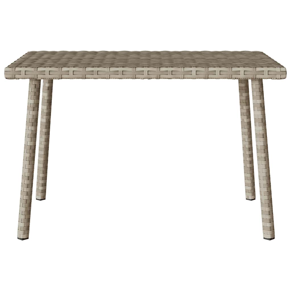 Mesa de centro de jardim retangular 60x40x37 cm vime PE
