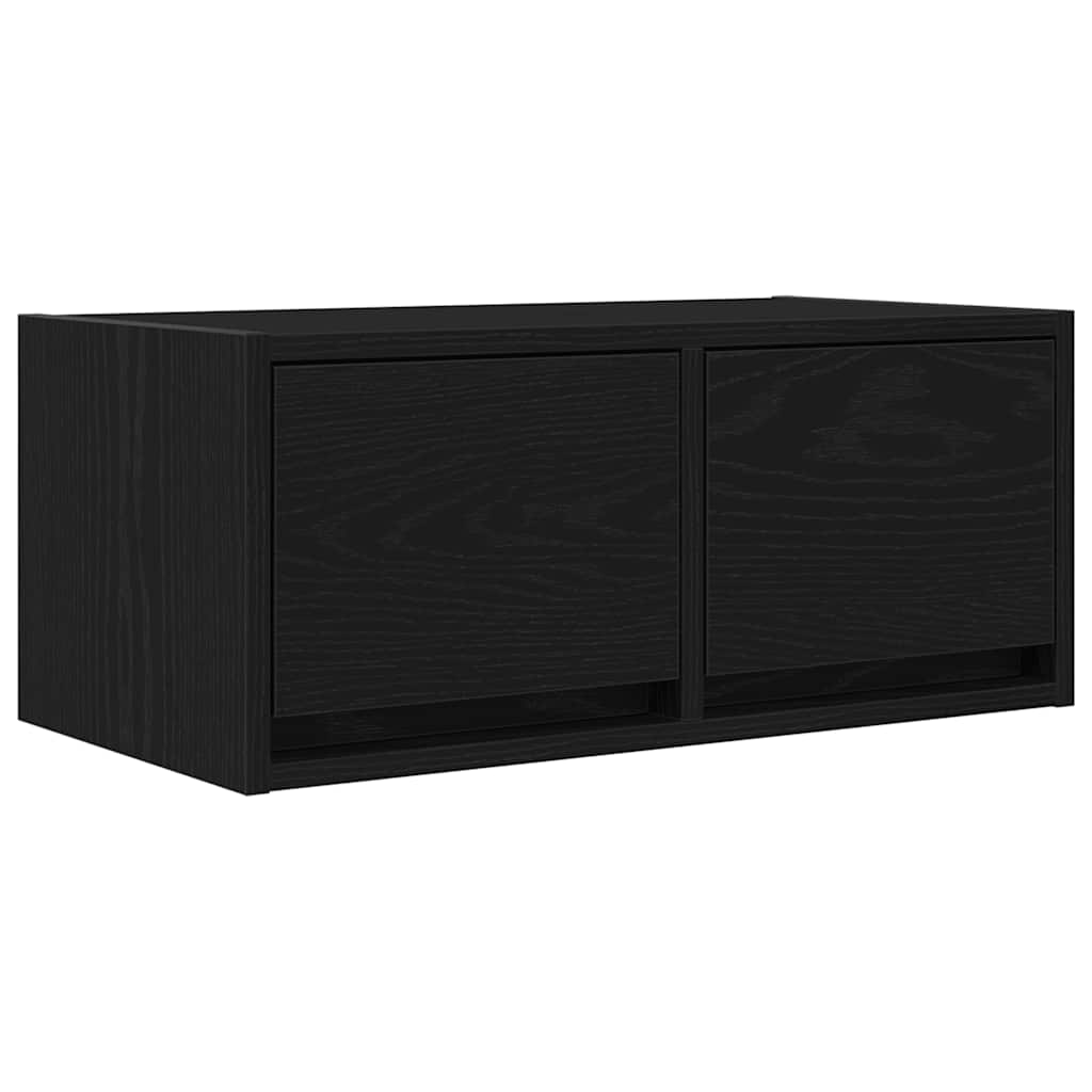 Móvel de TV 60x31x25,5 cm derivados de madeira carvalho preto
