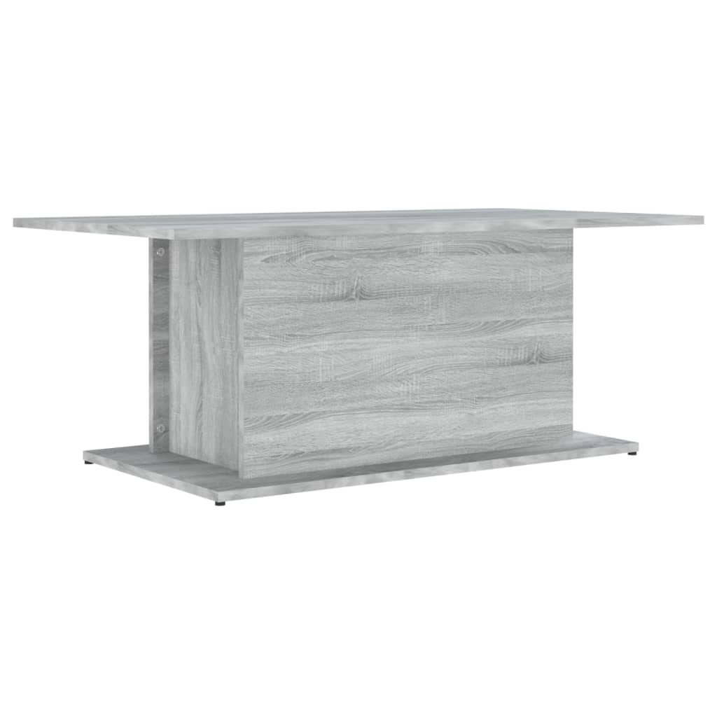 Mesa de centro 102x55,5x40 cm derivados de madeira cinza sonoma