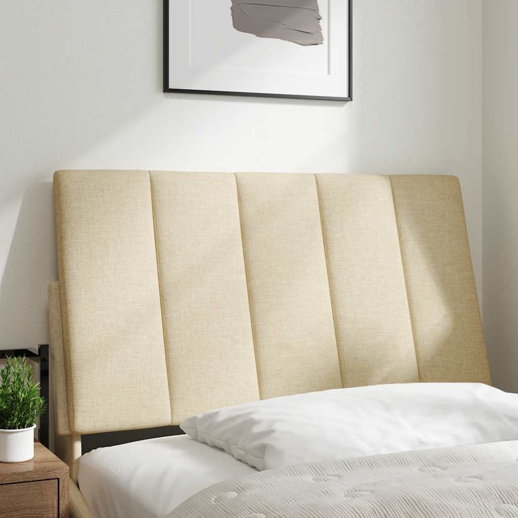 Almofadão de cabeceira hanko 90 cm tecido creme