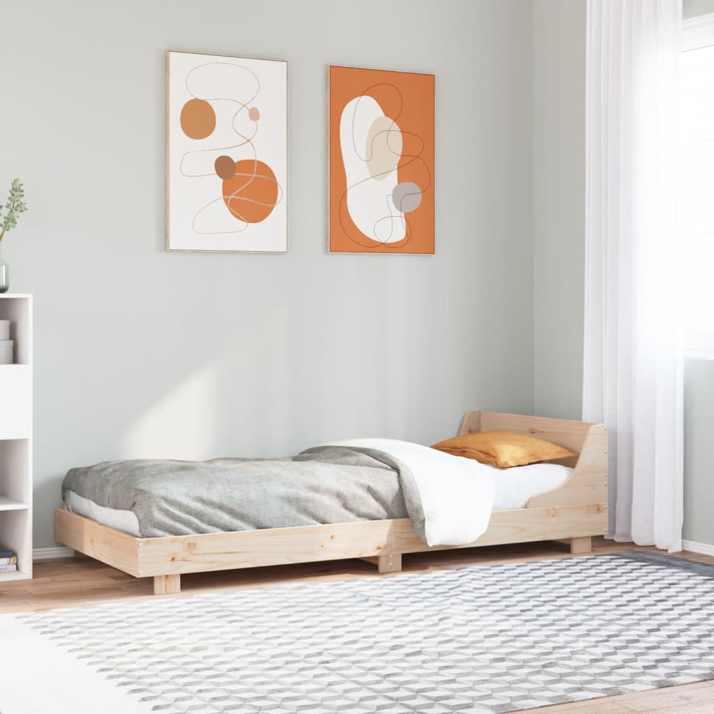 Cama sem colchão 90x190 cm madeira de pinho maciça