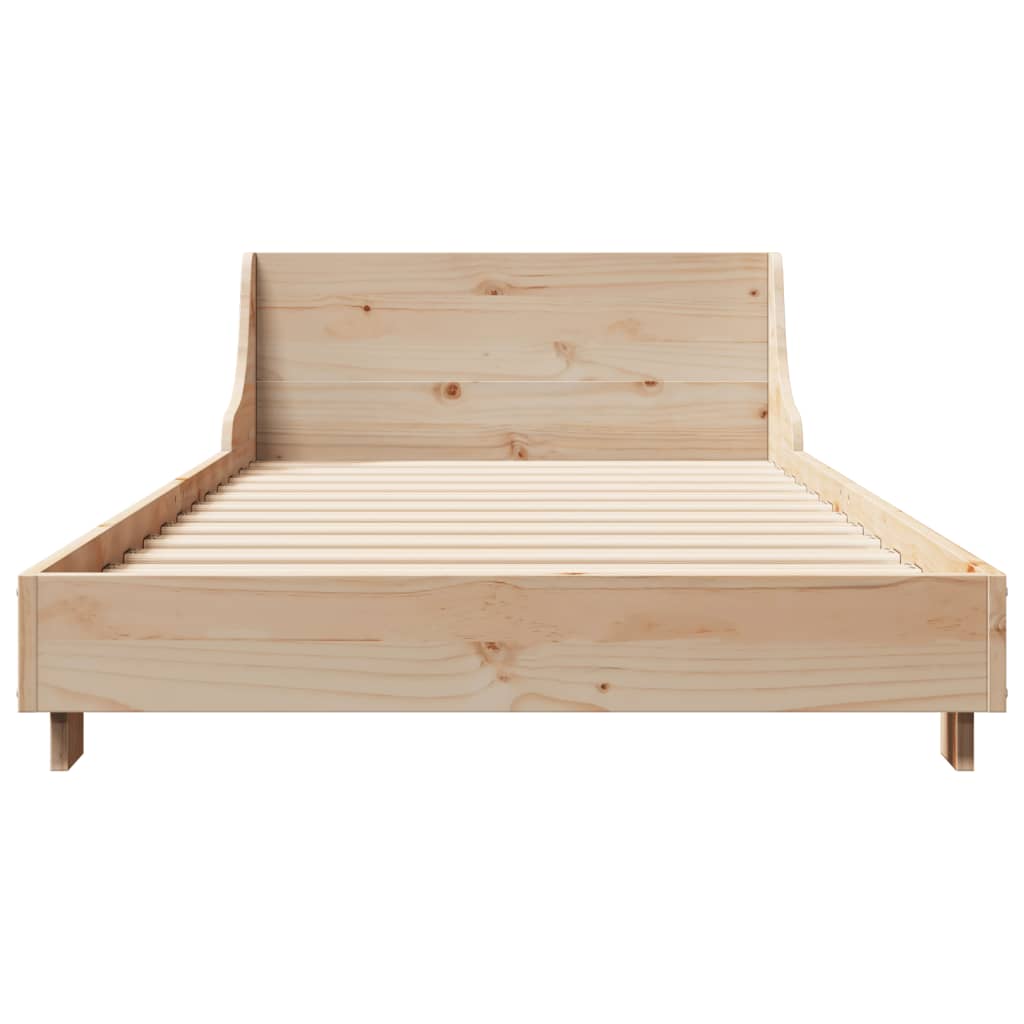 Cama sem colchão 90x190 cm madeira de pinho maciça