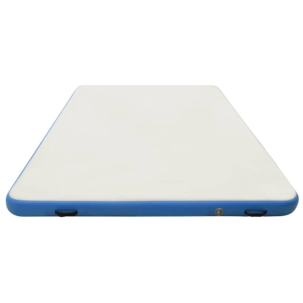 Plataforma flutuante insuflável 200x150x15 cm azul e branco