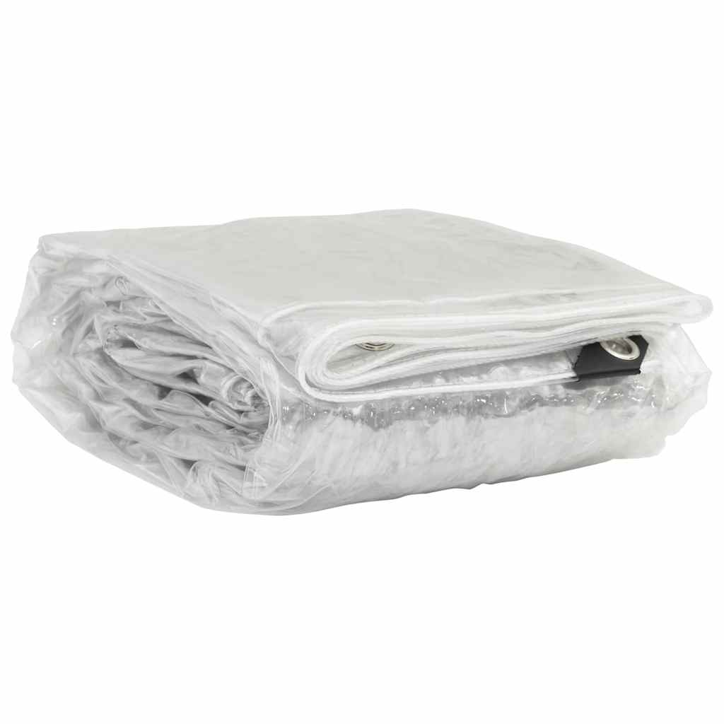 Lona transparente com ilhós 3x4 m PVC