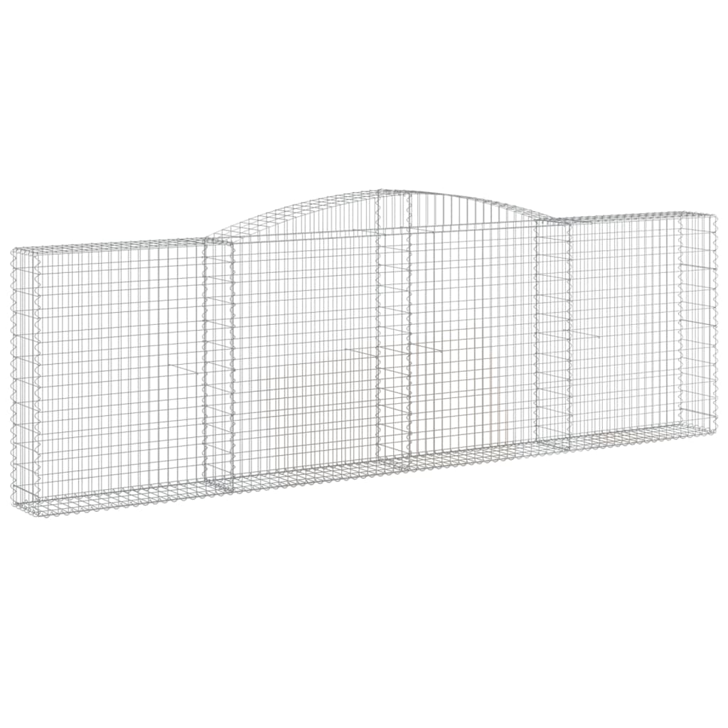 Cestos gabião arqueados 10pcs 400x30x120/140 ferro galvanizado