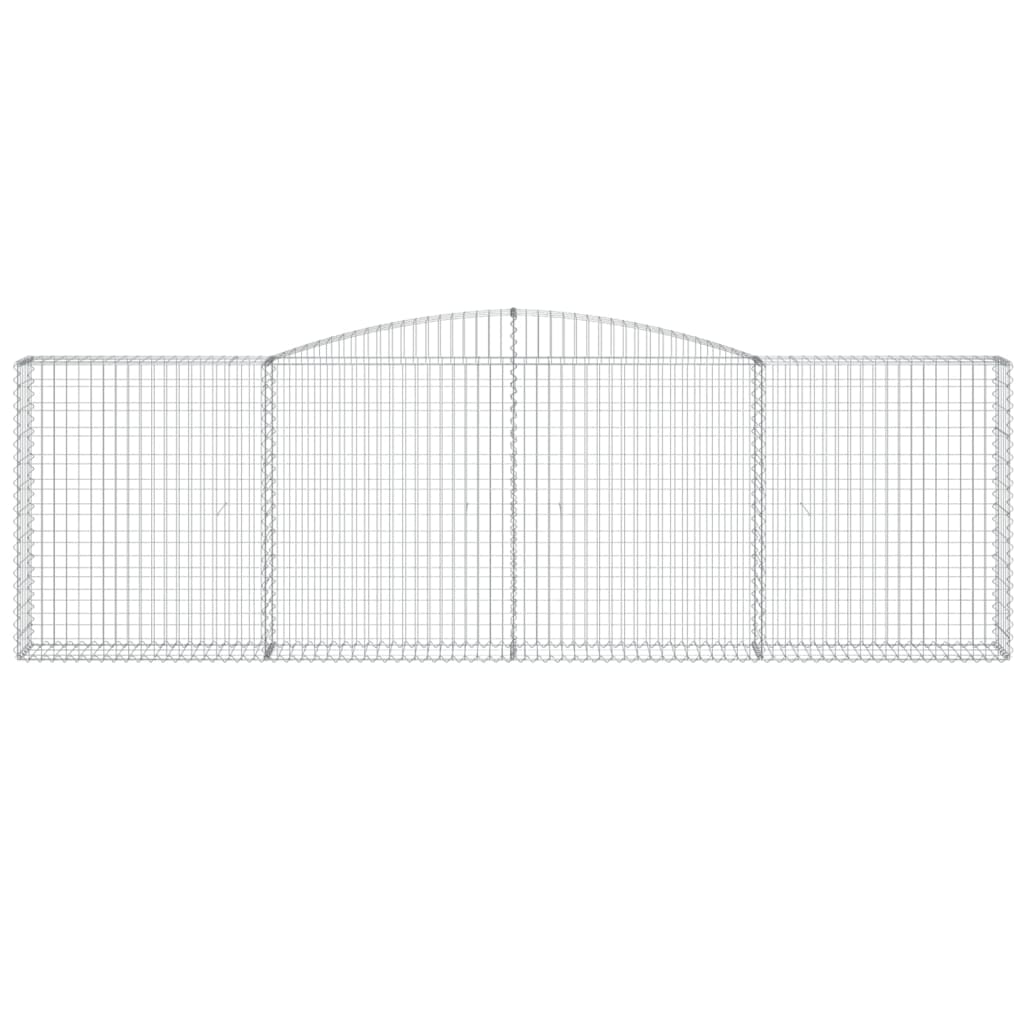 Cestos gabião arqueados 10pcs 400x30x120/140 ferro galvanizado