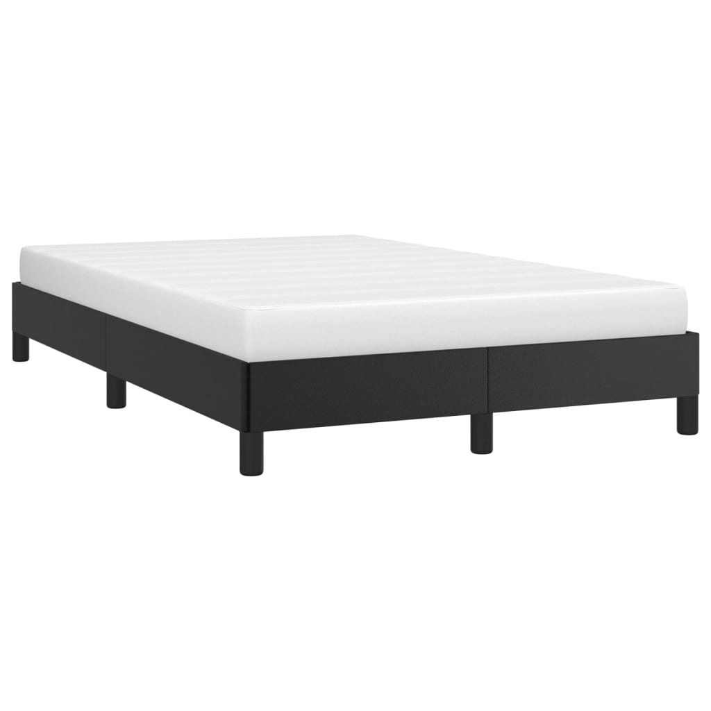 Estrutura de cama sem castanho colchão 120x190cm couro do falso