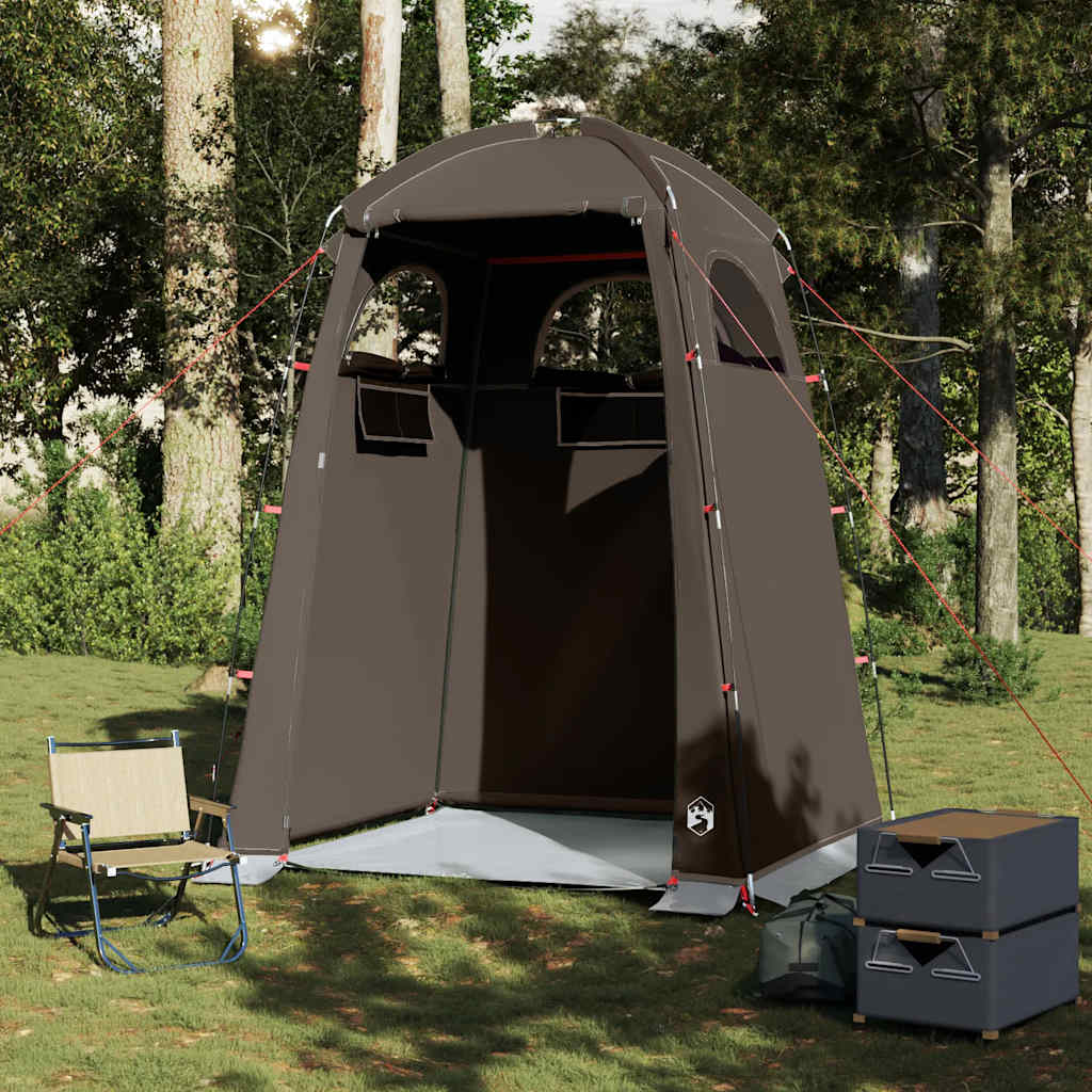 Tenda para duche impermeável castanho