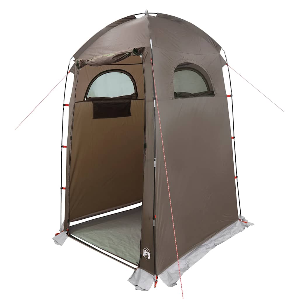 Tenda para duche impermeável castanho