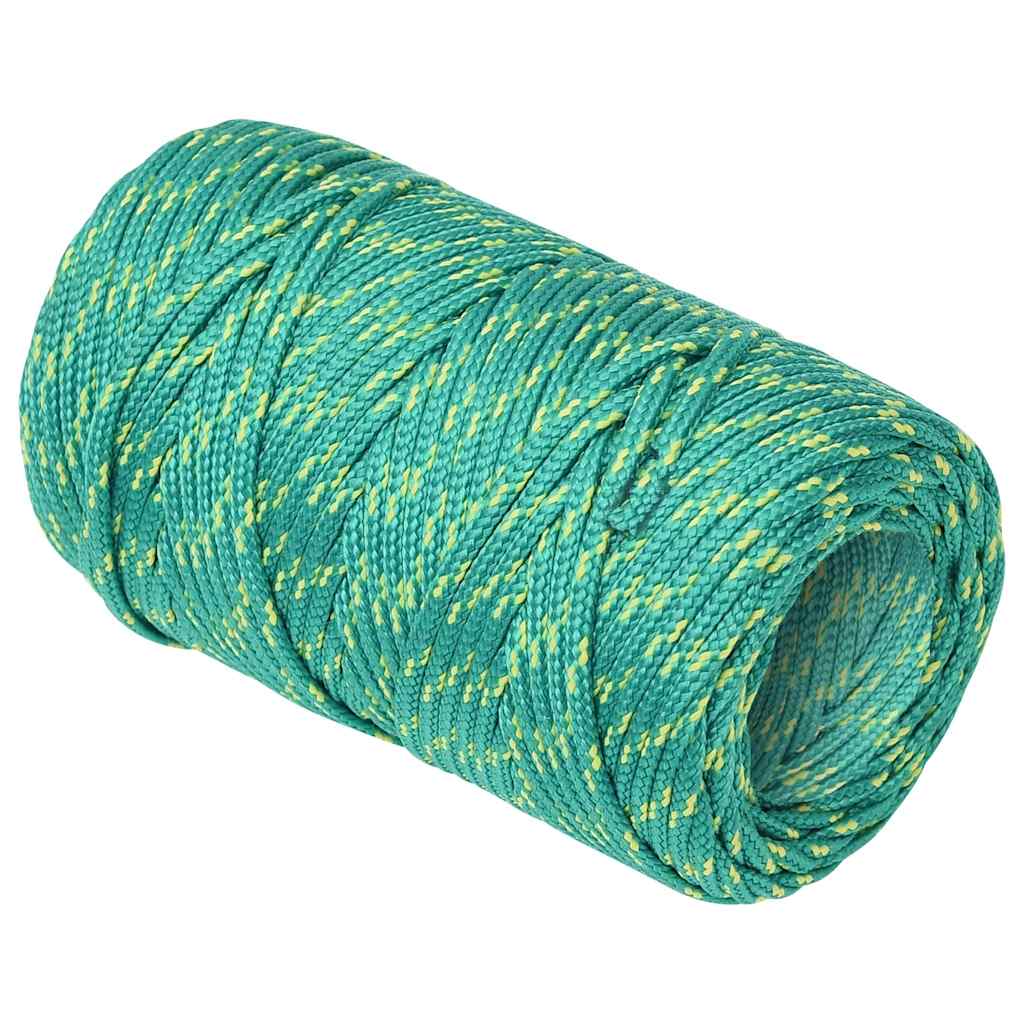 Corda de barco 2 mm 250 m polipropileno verde
