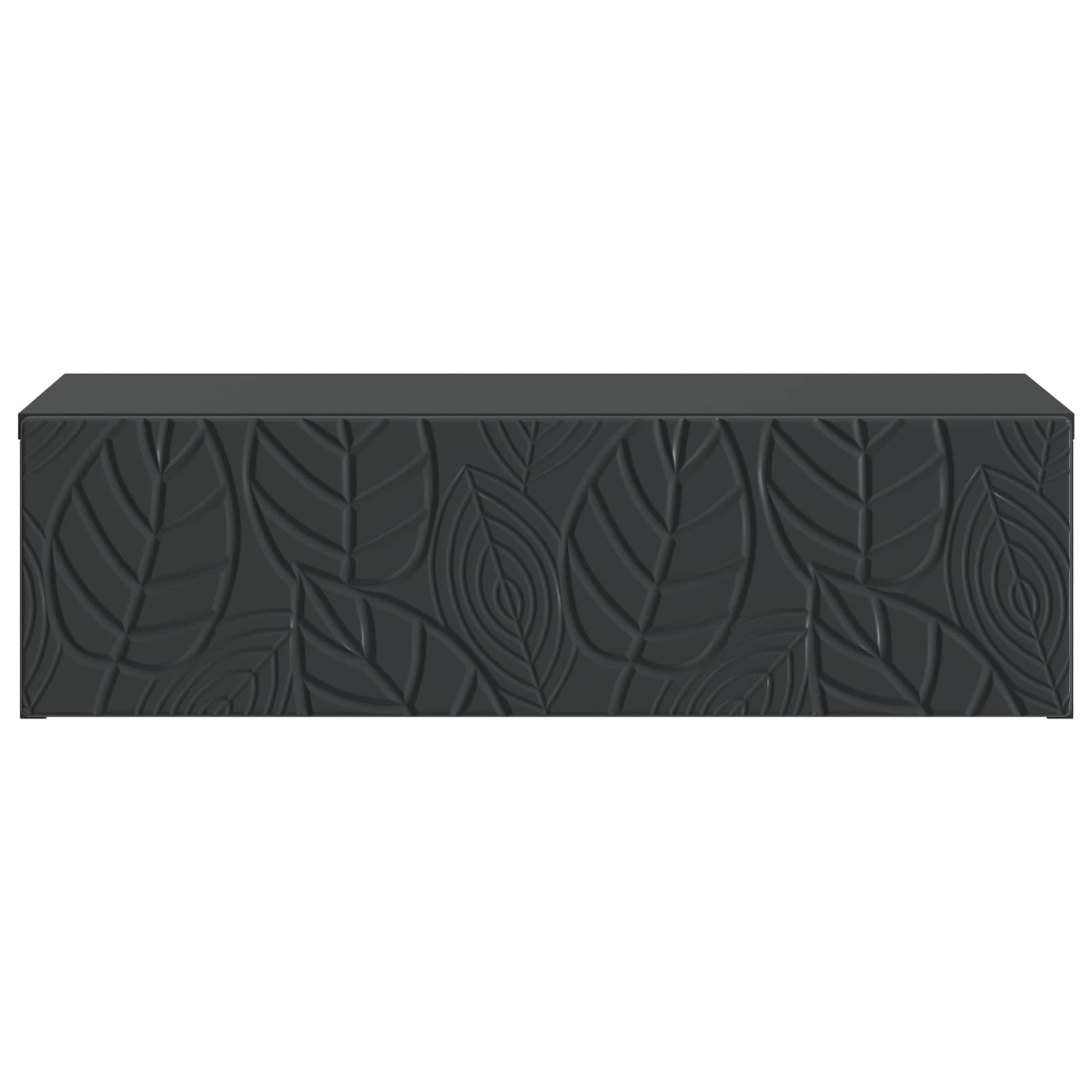 Mesa lateral de parede preto 87,5 x 34,5 x 17 cm