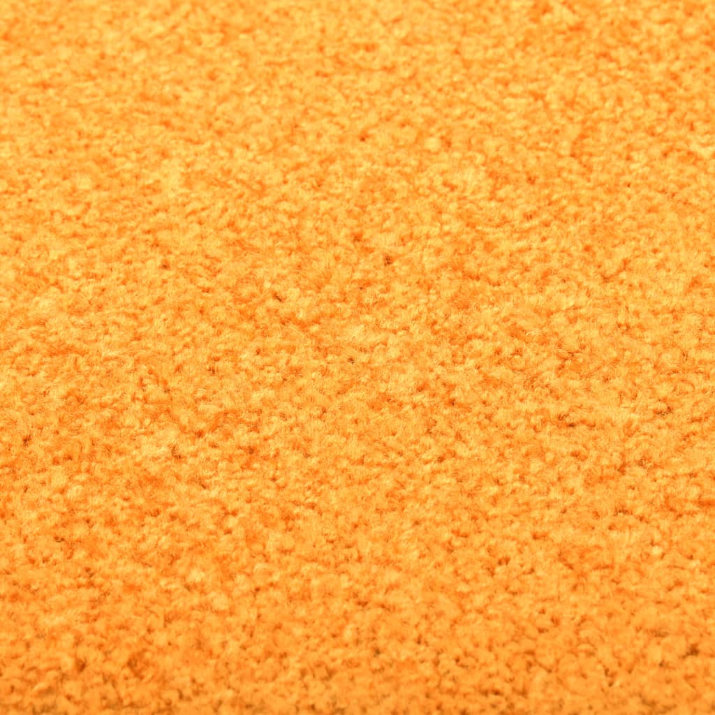 Tapete de porta lavável 90x150 cm laranja