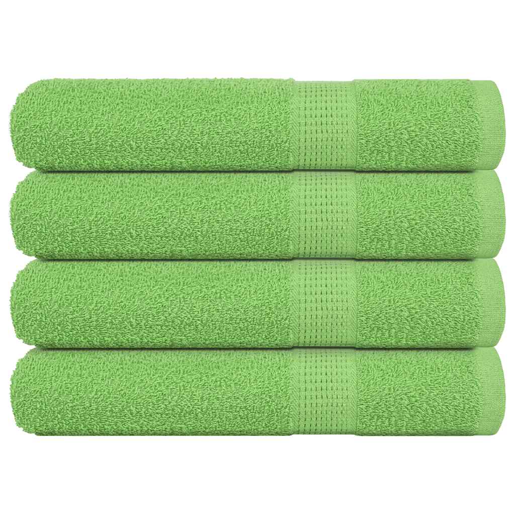 Toalhas sauna frogn 4pcs 80x200 cm 360 g/m² verde maça